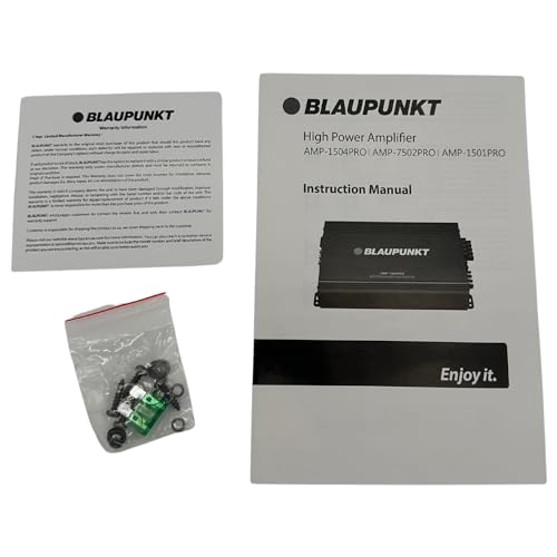 Blaupunkt AMP7502PRO - Car Audio 2-Channel Full Range 2 Ohm Stable Amp Amplifier 1500 Watts Blaupunkt AMP7502PRO - Car Audio 2-Channel Full Range 2 Ohm Stable Amp Amplifier 1500 Watts